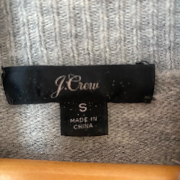 J. Crew Grey Turtleneck Sweater Dress in SuperSoft Yarn - Size S - EUC - Picture 3 of 6